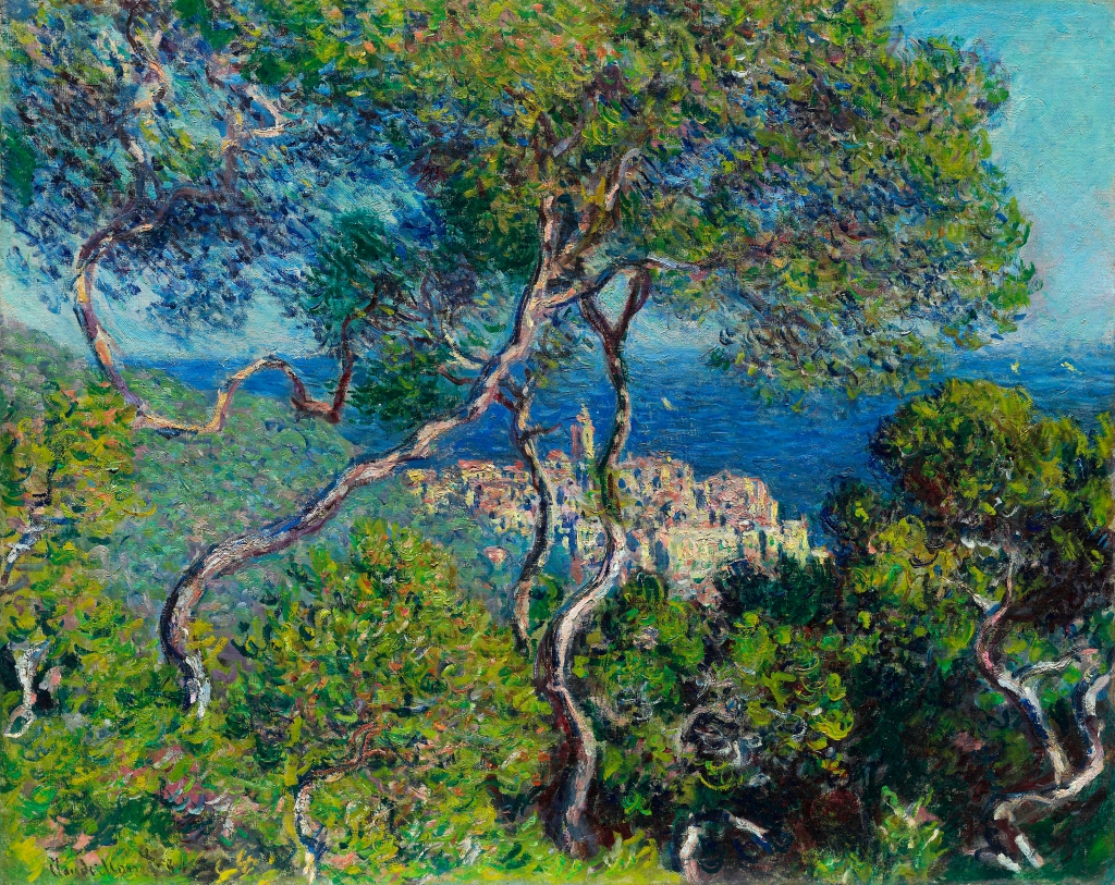 Image of Claude Monet's painting Bordighera, painted in 1884
